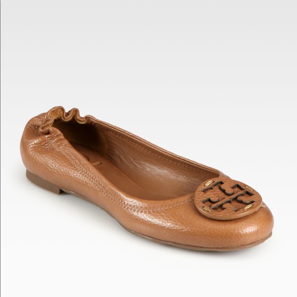Tory Burch Shoes - Tory Burch Cognac Reva Flats Sz 6